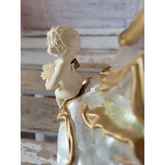 Sr vintage light up tree cherub Xmas decor - Picture 9 of 9